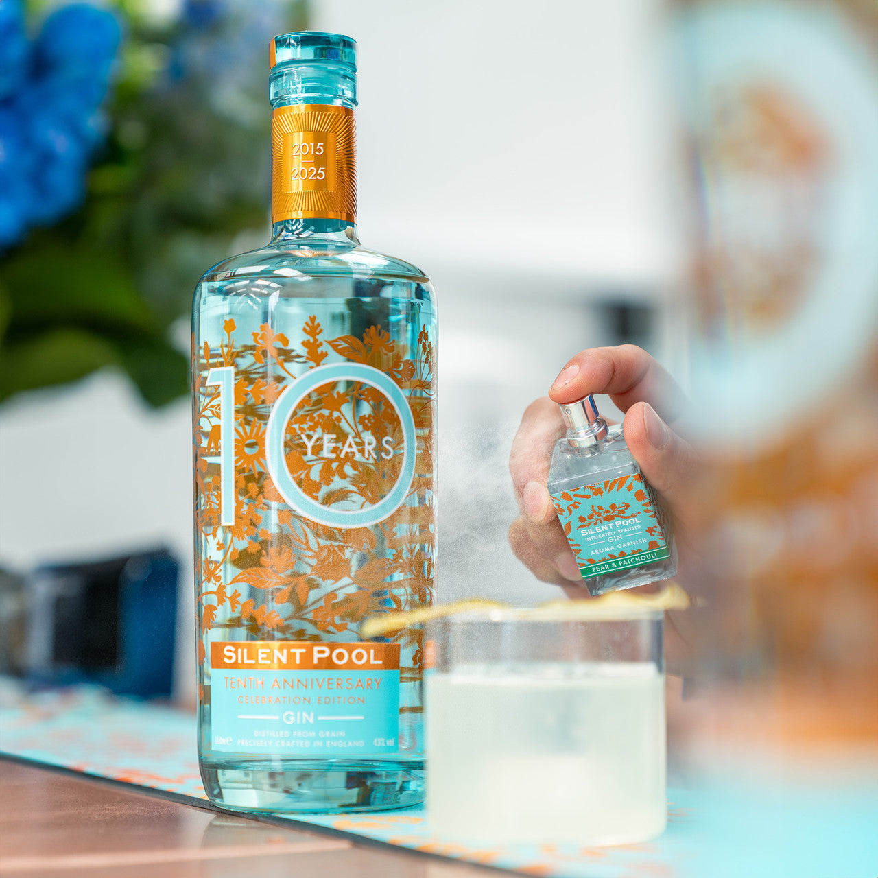 その他 Silent Pool Tenth Anniversary Gin 1000ml Silent Pool Tenth Anniversary Celebration Edition Gin
