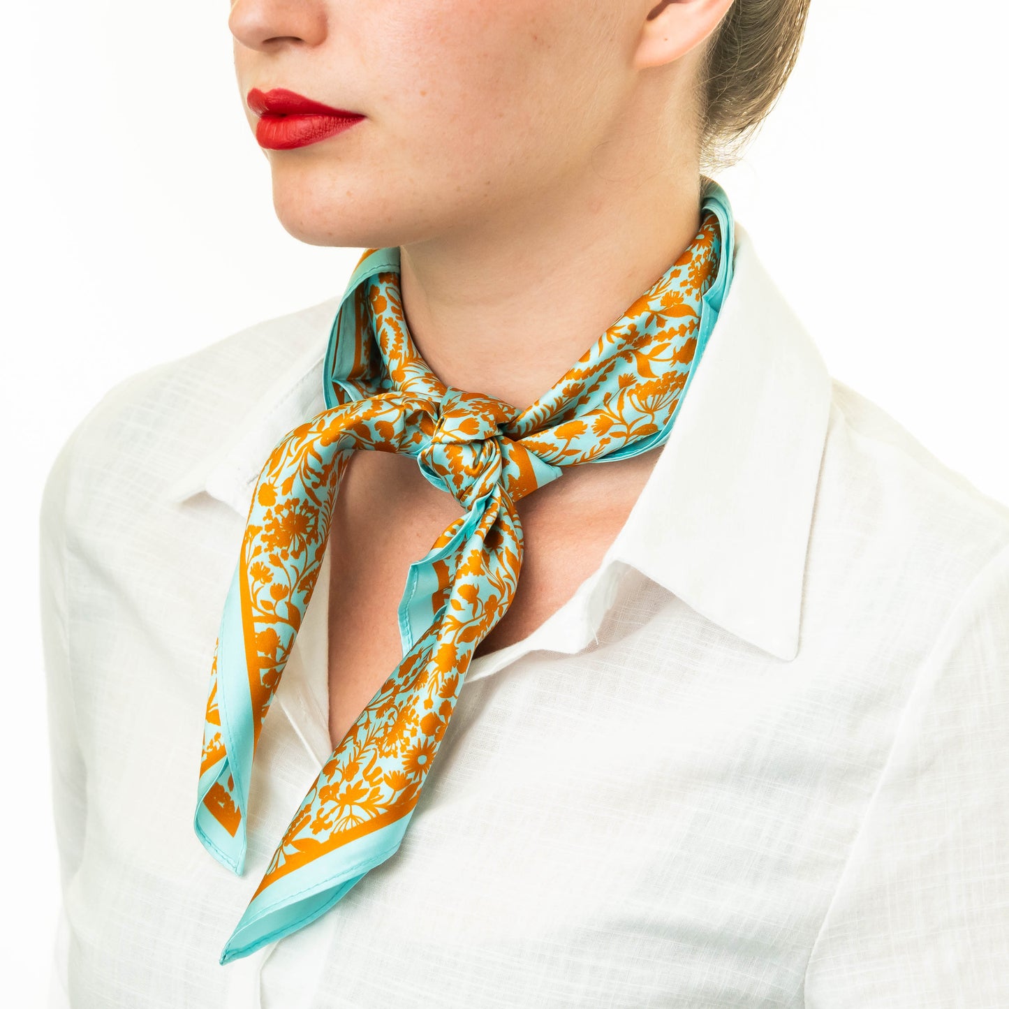 Silent Pool Gin Silk Scarf & Miniature Gift Set