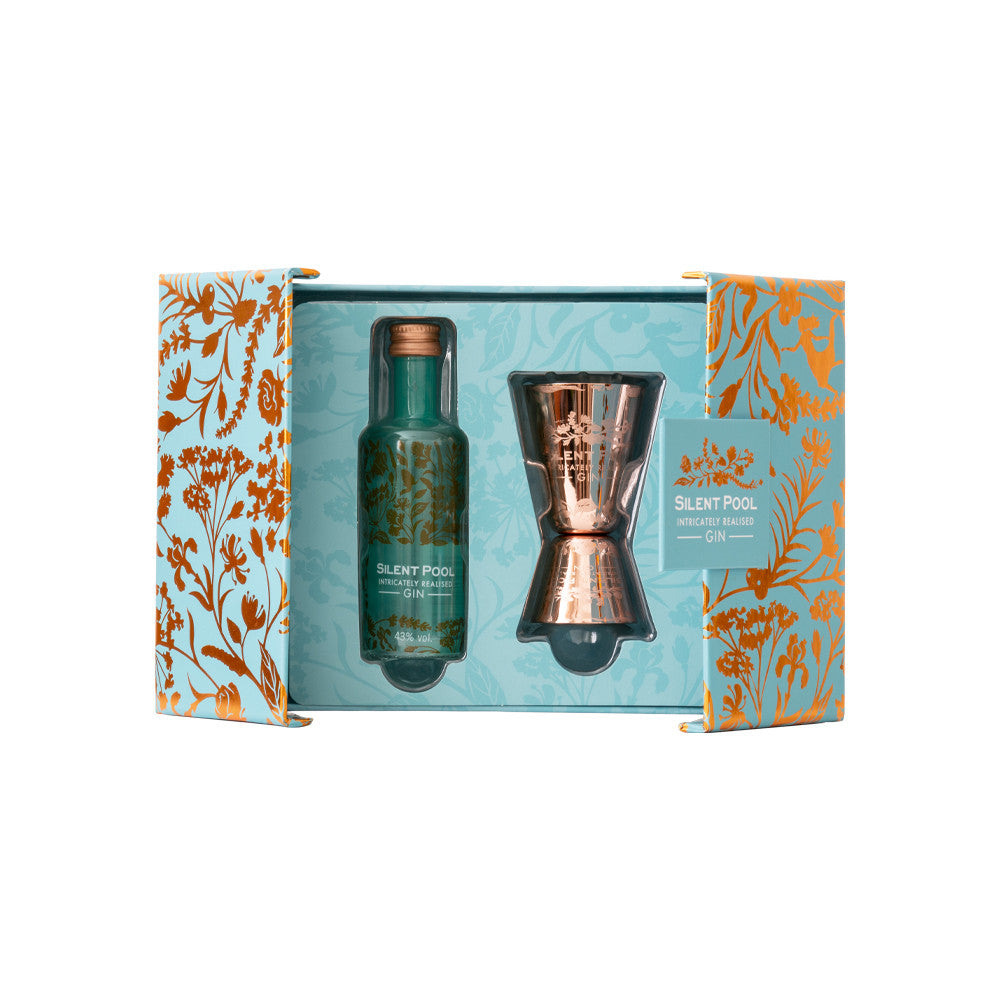 Silent Pool Gin Miniature and Jigger Gift Box