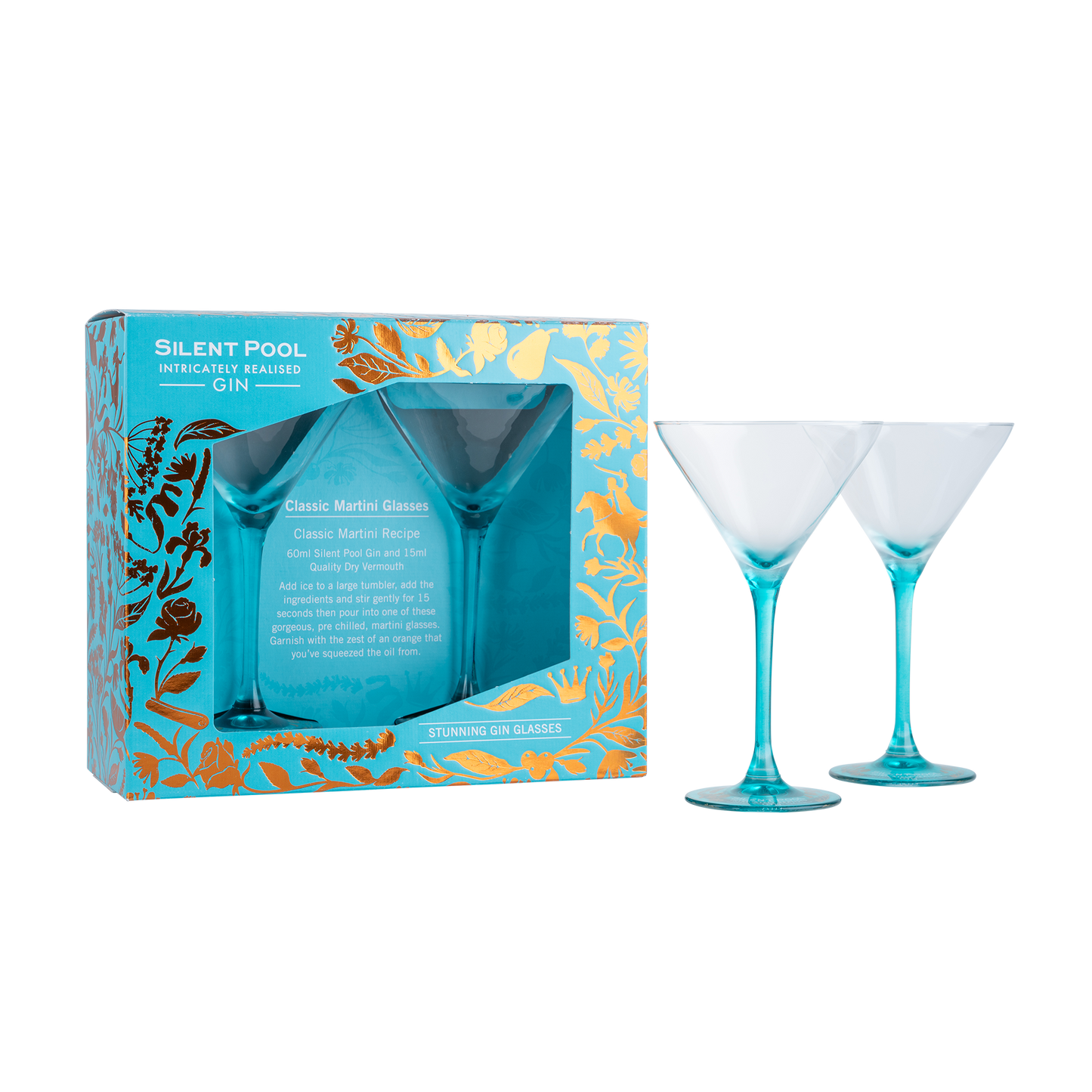 Silent Pool Martini Glass Set of 2