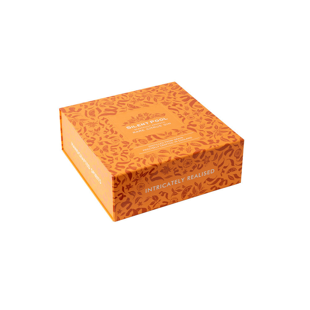 Silent Pool Rare Citrus Gin and Copa Glasses Gift Set