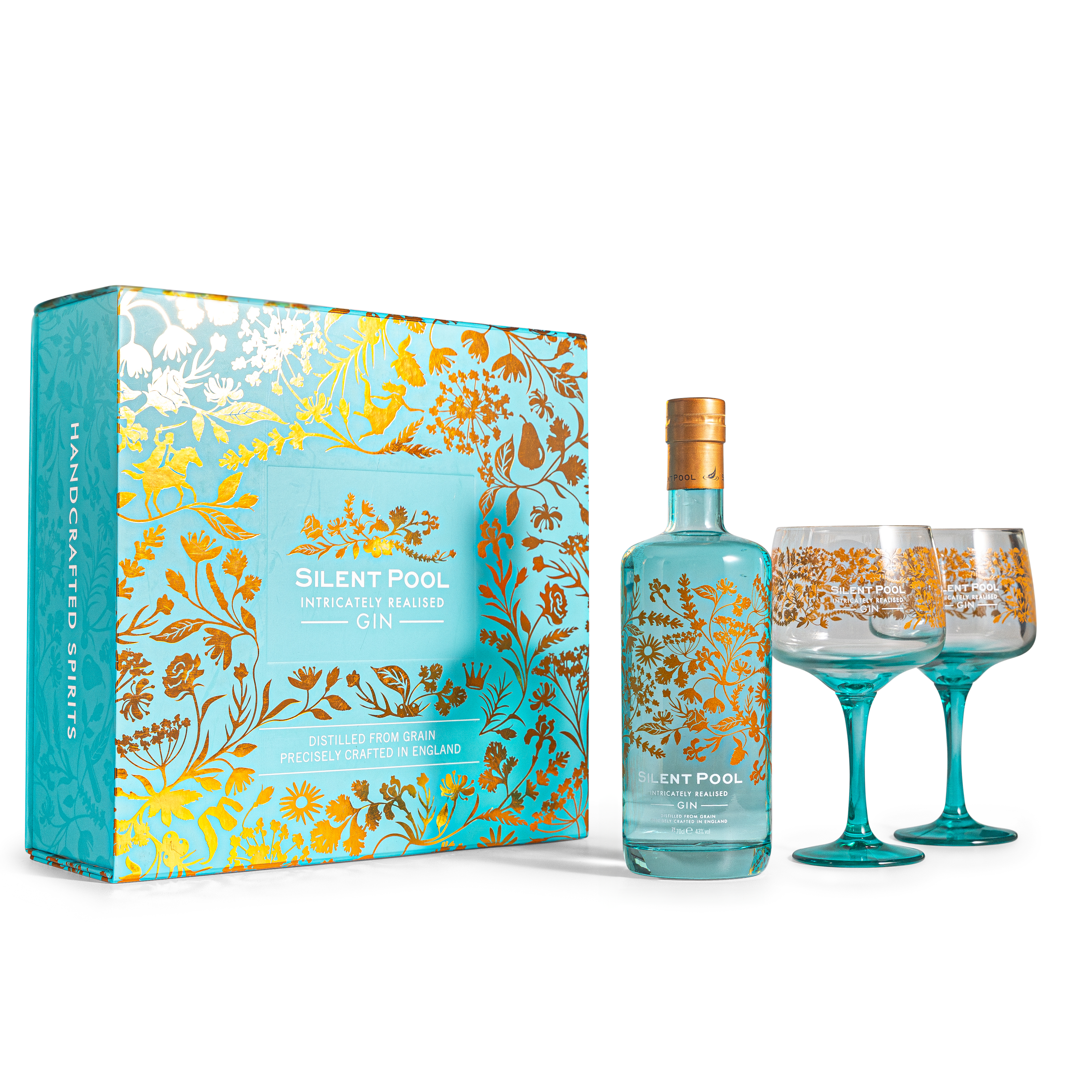 Silent Pool Gin and Copa Glasses Gift Set Silent Pool Gin and Copa Glasses Gift Set