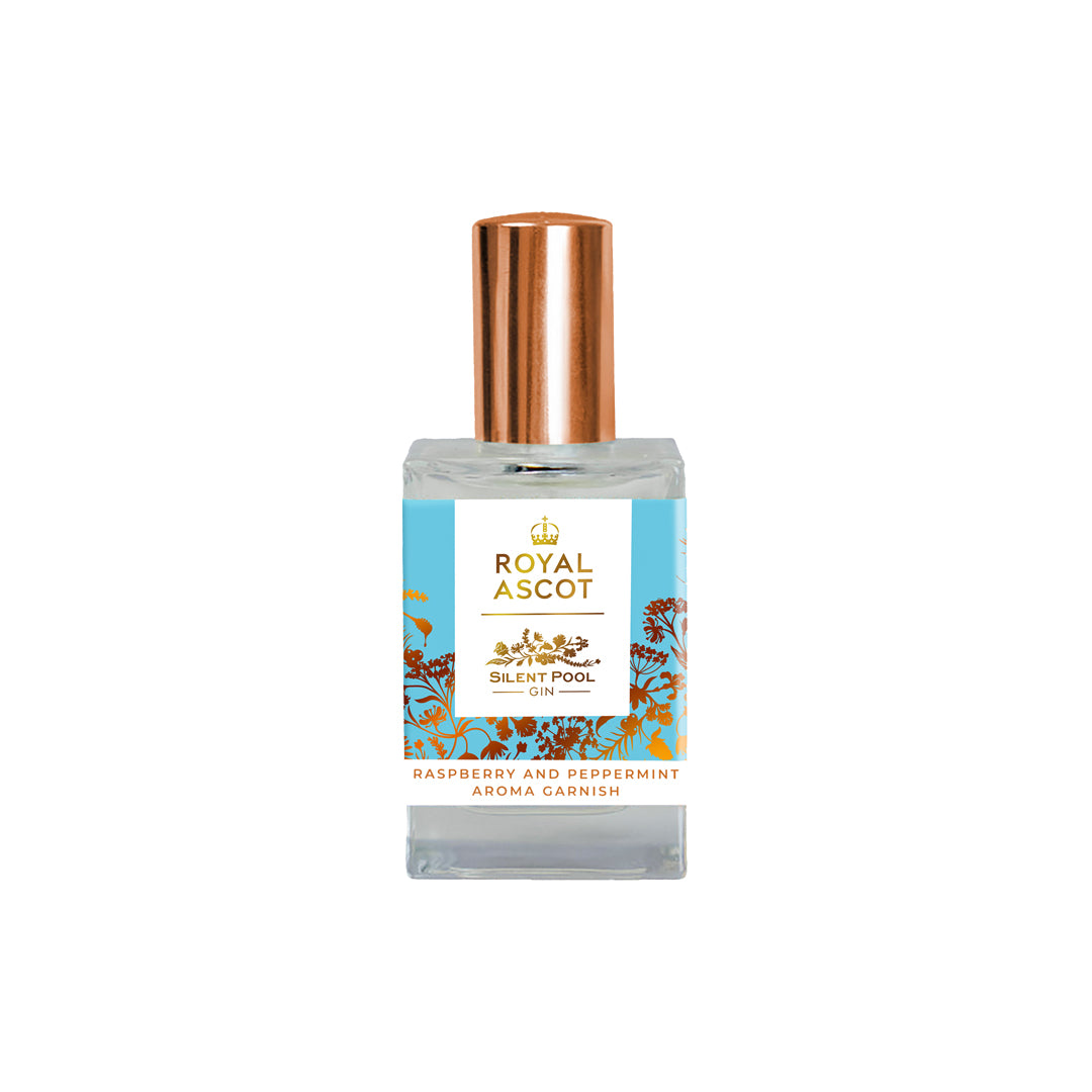 Silent Pool Royal Ascot Gin with complimentary Raspberry & Peppermint Aroma Garnish