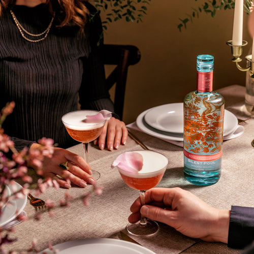 Silent Pool Rose Expression Gin and Nick & Nora Glasses Set Gift Offer