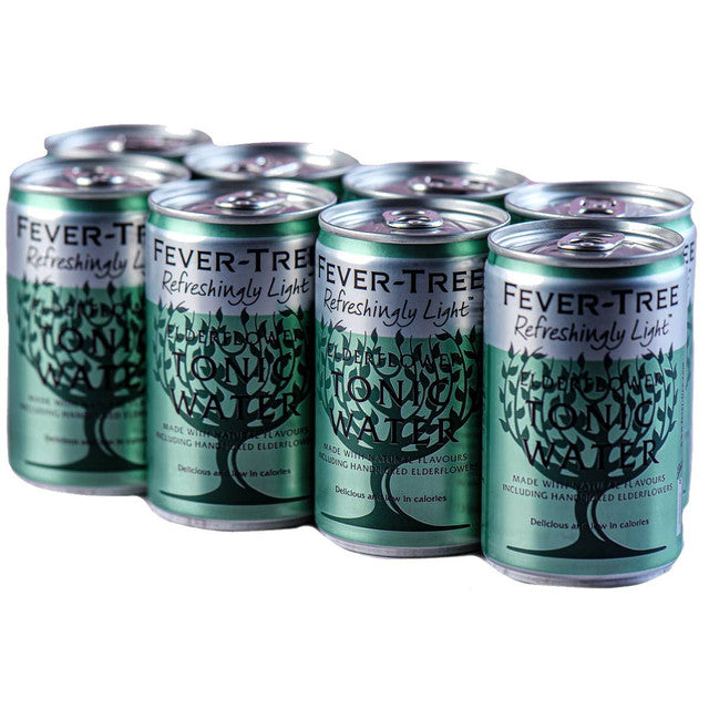 Fever Tree Elderflower Tonic - 16 cans