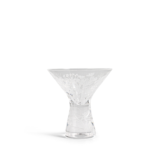 Silent Pool Gin Hand Etched Dartington Martini Glass